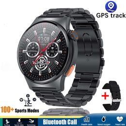 Nouveau QW49 SmartWatch ECG + PPG1.39 pouces Écran d'affichage haute définition, appel Bluetooth avec encodeur