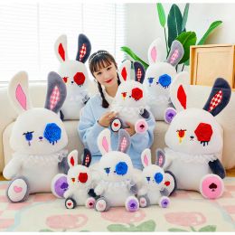 Nieuwe konijn pluche pop creatief Sad Rabbit pluche speelgoed grote stoffen poppen kussenpop kinderen kerstcadeau gratis ups/dhl