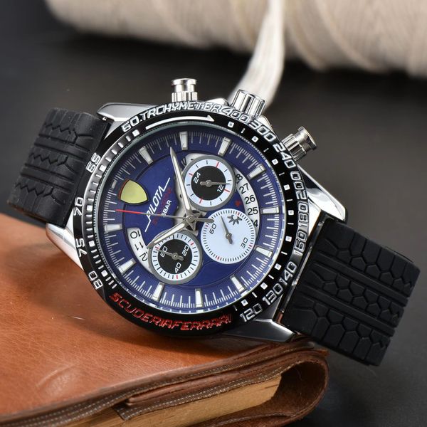 Montre de course de luxe pour hommes, à Quartz, Vintage, cadran à trois yeux, chronographe, classique, nouvelle collection