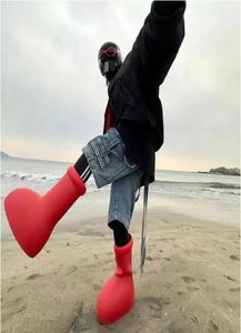 Nouvelles bottes de pluie Big Boot Red Designer Astro Boy Men Femmes Chaussures Fashion Rain Boots Cartoon Boots dans la vraie vie en caoutchouc Kneeboo1522829