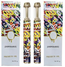 Nouveaux stylos vape jetables au miel de Californie arc-en-ciel avec boîte batterie rechargeable vide stylo vape coloré 1 ml pod 400 mAh