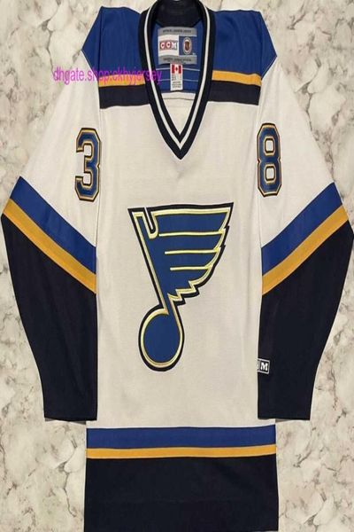 Nouveau Rare Pas Cher Cousu Rétro CCM Pavol Demitra Hockey Jersey Hommes Enfants Retour Jerseys2819222