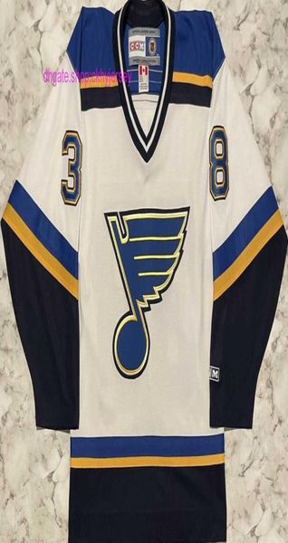 Nouveau Rare Pas Cher Cousu Rétro CCM Pavol Demitra Maillot de Hockey Hommes Enfants Retour Jerseys1236068