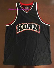 Nouveau rare pas cher r￩tro Korn Life est un maillot de basket-ball p￪che pour hommes enfants jerseys