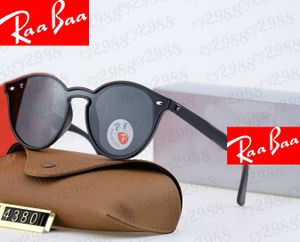 Nuevas gafas de sol RAY 4380 de diseñador RB, gafas de ojo de gato para mujer, gafas de sol con montura de hoja de sombrilla para ciclismo para hombre