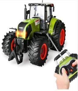 New RC Truck Farm Tractor Tractor Wireless Remote Control Remorle 116 Échelle de simulation haute construction Véhicule Enfants Toys Hobby MX2006115678