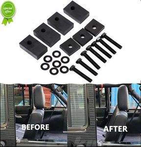 New Rear Seat Recline Kit For Jeep Wrangler JK JL4 Door 2007-2019 2020 2021 Delrin Mount Bolts Washers Set SUV Back Seat Spare Parts