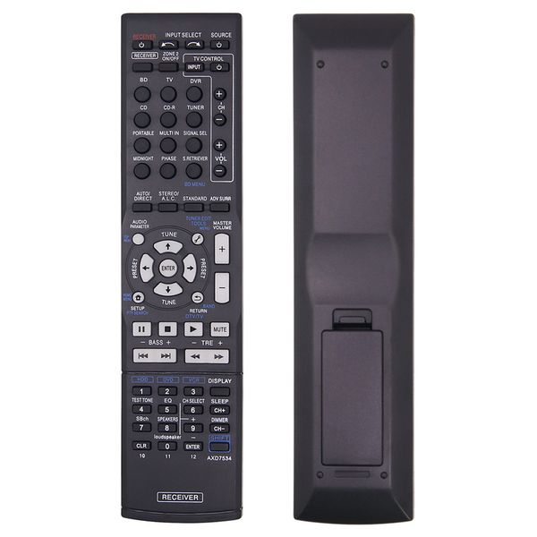 Reemplazo de control remoto de TV receptor nuevo para Pioneer AXD7534 - Amplificador AV de la serie AXD7534 aplicable para VSX-521-K VSX-920-K VSX-520-K