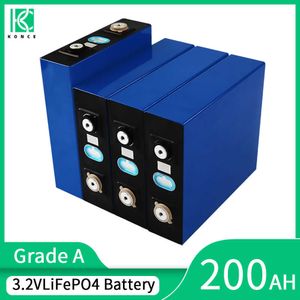 Nieuwe oplaadbare 200AH LifePo4 Battery 3.2V Batterij Pack 12V 24V 48V Grade A Lithium Iron Phospha voor RV -bestelwagens EV -boten