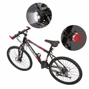 Nouveaux feux de vélo à LED rechargeables avant et arrière 4 modes veilleuses rechargeables Lumière de vélo en silicone étanche avec lumière rouge