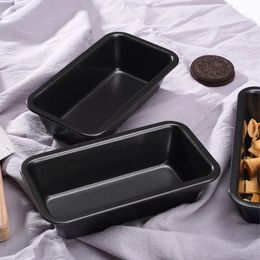 Nieuwe rechthoekige broodvorm Koolstofstaal Nitast Cake Pan Mini Toast Schimmel Cake Bakbladen Loaf Pan Keuken Bakgereedschap voor bakken