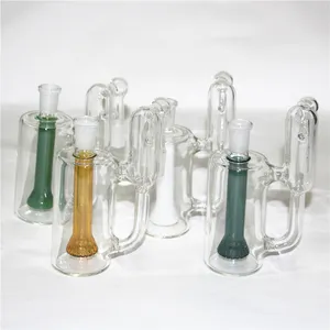 Nouveau Recycleur nid d'abeille Ashcatcher 14mm joint pour narguilés verre eau bong attrape-cendres plates-formes pétrolières accessoires en verre