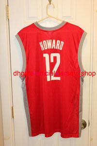 Nouveau maillot rouge Dwight Howard 12 neuf avec bel - Maillots de basket-ball surdimensionnés pour adultes