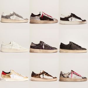 Golden Stardan – baskets décontractées pour femmes et hommes, chaussures décontractées de marque italienne à paillettes, classiques blanches, chaussures sales pour hommes, nouvelle version