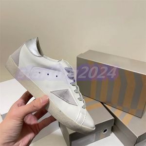 Nieuwe release Italië Brand Women Sneakers Super Star Shoes Luxe Golden Paillin Classic White Do-oude Dirty Designer Man Casual Shoe 36-45 T58