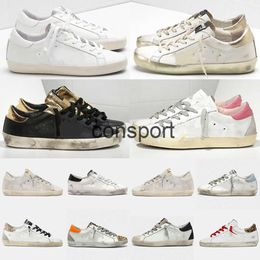 Nieuwe release Italië Dames Sneakers Super Star Schoenen Luxe Goldenlies Pailletten Klassieke Witte Do-oude Vuile Designer Man Casual Schoen