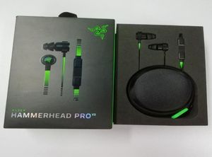 Nieuw uitgebrachte Razer Hammerhead Pro V2 -hoofdtelefoon in oortelefoon met microfoon gaming headsets geluidsisolatie stereo bass6250203