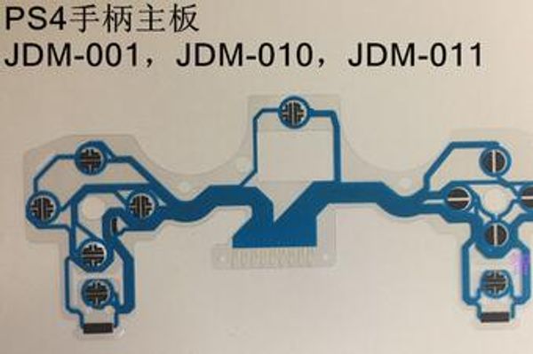 Nouveaux boutons de Film conducteur de Circuit imprimé de câble ruban Flexible de remplacement vert bleu pour PS4 PS4 Slim Controller 2.0 3.0 4.0 5.0 Version