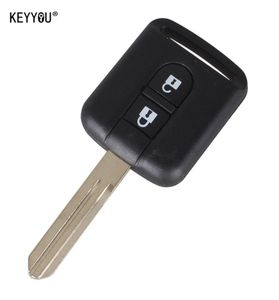 Nieuwe Vervanging Afstandsbediening Autosleutel Shell Case Fob Keyless Entry 2 Knop Voor Qashqai Nissan Micra Navara Almera Note1716215