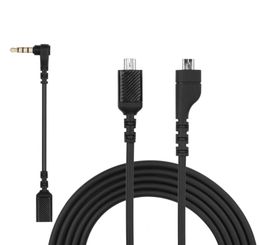 Nieuwe vervangende geluidskaart Audio-kabels voor staal-serie Arctis 3/5/7 Pro Hoofdtelefoon Gaming Headsets