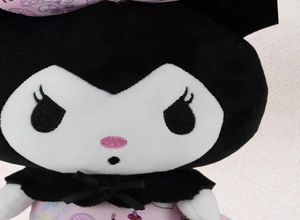 Nouveau modèle de vente au détail 25 cm dessin animé Anime Kawali ita mélodie Kuromied jouets en peluche peluche douce poupées en peluche pour enfants cadeaux d'anniversaire de noël8839015