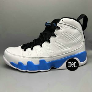 Nouveau sport rétro 2023 9 université bleu blanc noir hommes chaussures 9S IX UNC baskets de basket-ball masculin