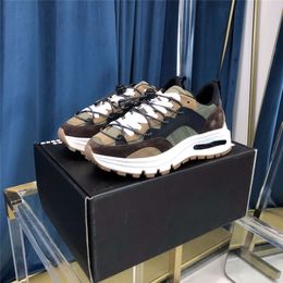 Nouveaux chaussures de sport rétro décontractées première hauteur de cuir de vache augmente les baskets de luxe mobile de créateurs zapatos hombre highstreet