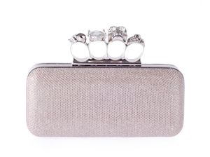 Nouveaux strass femmes pochettes diamants bague de doigt sacs à main de mariée cristal mariage sacs à main de mariée sac à main sacs titulaire