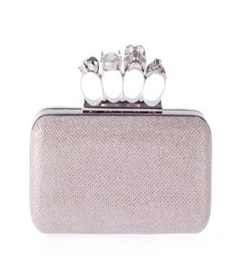 NIEUWE Steentjes vrouwen clutch bags diamanten vinger ring Bruidshandtassen kristal bruiloft bruids handtassen portemonnee tassen houder1377979