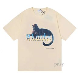 NUEVA camisa de Rhude Camiseta para hombre de alta calidad Tess Diseñador Moda casual Manga corta Hombres Mujeres Cuello Rhude Camisetas cortas Tamaño de EE. UU. S-xxl 101