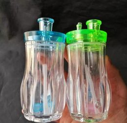 Nouveaux tuyaux nervurés en gros bongs en verre brûleur à mazout tuyaux en verre conduites d'eau plates-formes pétrolières fumer livraison gratuite hjjh ping