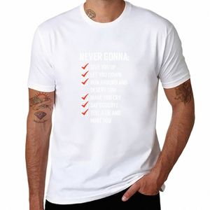 Nouveau Rick Astley - Never gna give you Up T-Shirt nouveau editi t-shirt surdimensionné t-shirt personnalisé t-shirts chemises unies hommes U6w0 #