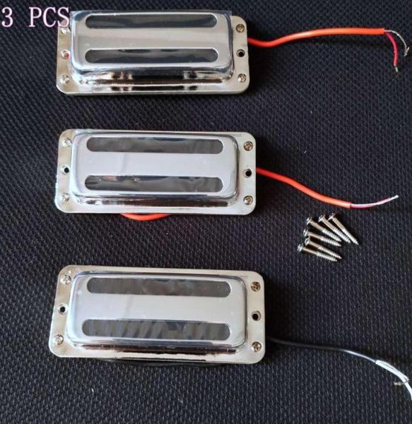 Nouveau Rick Pickups Vintage 75k grille-pain ric micro guitare Chrome Set3675788