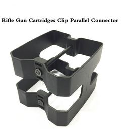 NOUVEAU Rifle Dual Magazine Coupleur Link Clip Pouche pour AR15 M4 HK416 5,56 mm Magazine Mag Coupleur de vitesse Connecteur parallèle