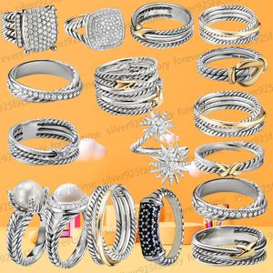 Nieuwe ring voor vrouwen 1 1 hoogwaardige band trouwringen met diamanten man verlovingsstation kabelverzameling vintage etnische lus hoep punk ontwerper juwelen