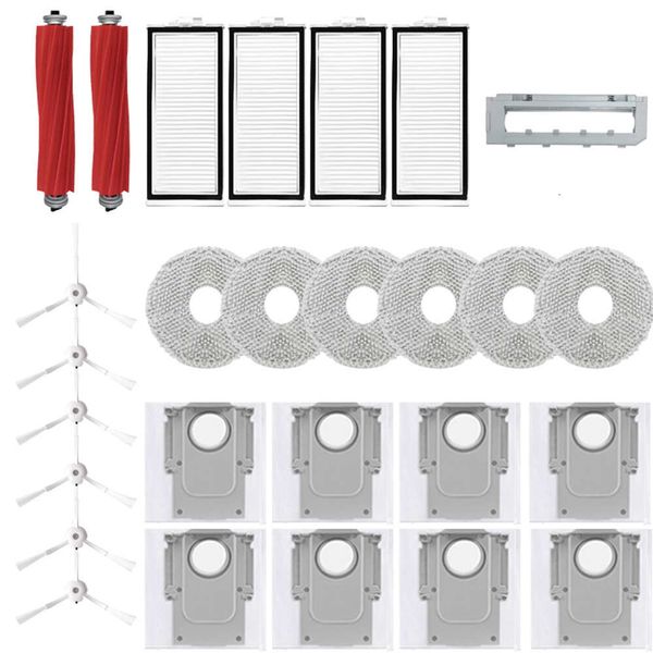 Nuevo Roborock Q Revo/P10 A7400RR Robot aspirador accesorio cepillo lateral principal filtro Hepa paños de fregona bolsa de polvo pieza de repuesto