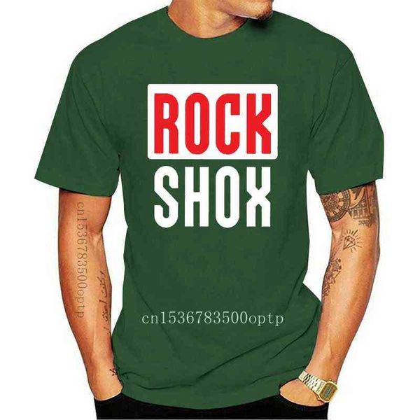 Nueva camiseta negra ROCK SHOX Moutain MTB Bikeing para hombre, camiseta de talla S-5XL para hombre, el precio más bajo, 100% algodón G1217