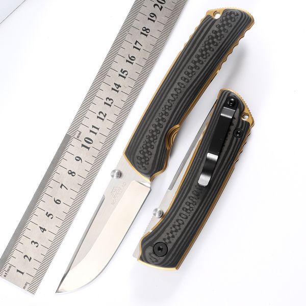 Nuevo ROCKSTEAD-cuchillo plegable con mango de fibra de carbono, aleación de titanio, bolsillo para exteriores, herramienta de supervivencia y acampada EDC 507