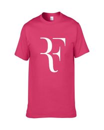 Nouveau Roger Federer RF T-shirts T-shirts Men de coton Coton Sleeve Perfect Imprimé Mens Tshirt Fashion Male Male Sport ONER TEES DE LA SIMÉRITÉ ZG7457654