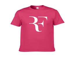 Nouveau Roger Federer RF T-shirts T-shirts Men de coton Coton Sleeve Perfect Imprimé Mens Tshirt Fashion Male Male Sport ONER TEES DE LA SIMÉRAGE ZG77934521