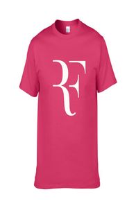 Nieuwe Roger Federer RF Tennis T Shirts Men Katoen Kort Mouw Perfect Gedrukte Mens T -shirt Fashion Male Sport Oner Size T -stukken ZG79150814