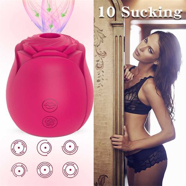 Nouveau Rose Kiss Jumping Egg Supplies pour les femmes Fun Sucer et vibrer Roses Teasing Flirting Stick