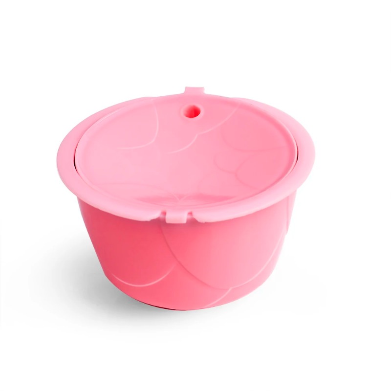 Nouvelle capsule de café réutilisable de style rose pour machine à café Gusto 10pcs capsule de colis corp réutilisable