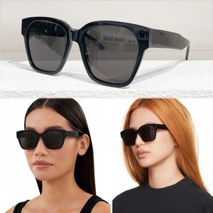 Nuevas gafas de sol cuadradas cuadradas de la marca de lujo de la marca de lujo marco grande ovalado ovalado 0215 hombres mujeres marco de acetato completo Oculos Lunette de Soleil Femme Eyewear