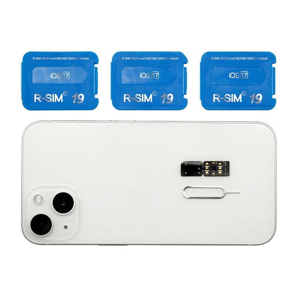 Nouvelle puce de réparation RSIM19 V9.8 qpe esim pour iOS17 iphone5/6/7/8/11/12/13/14/15 15pro max