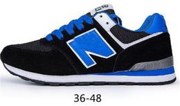 Nieuwe hardloopschoenen Men Dames 574 Casual sportschoenen Ademend gaas Lage gesneden veter vrijetijds sneakers Outdoor Unisex Zapatos Trainers Maat 36-46