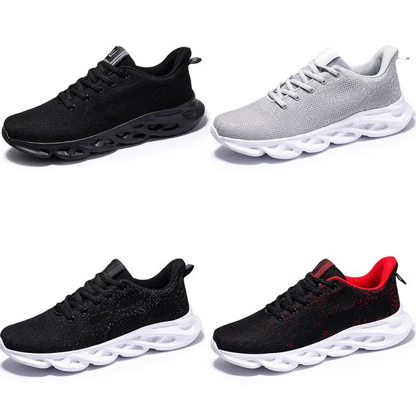 Nouvelles chaussures de course maille déodorant maille hommes femme noir rouge blanc gris baskets baskets antidérapantes