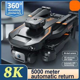 Nouveau S12s Drone 8K 360 Degrés Intelligent Évitement D'obstacles Drone HD Photographie Aérienne Avion Télécommandé 5000M UAV HKD230807