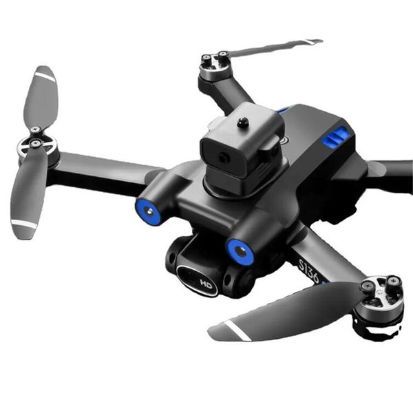 Nouveau Drone puissant S136 de haute qualité à longue durée de vol avec caméra HD et GPS FPV Drone professionnel pliable RC sans balais