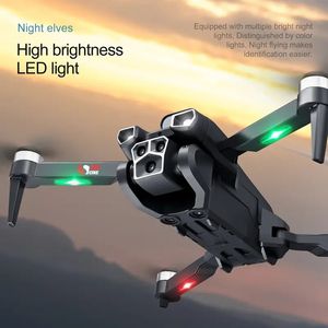 Nouveau drone UAV quadrirotor S151 avec moteurs sans balais, positionnement du flux optique, évitement d'obstacles dans quatre directions, double caméra HD, feux de navigation nocturne à LED.
